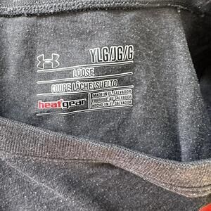 Under Armour Kid's Black and Navy Tshirt